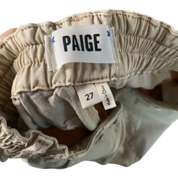 Paige Christy Pant Vintage Warm Sand Chino Jogger size 27 - Picture 9 of 14